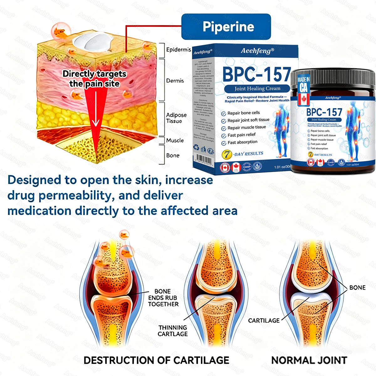 𝐀𝐞𝐞𝙝𝙛𝗲𝗻𝗴® 🌈🌈BPC-157 Joint Healing Cream🦴Treats Arthritis, Neuropathy, Rheumatism, Sports Injuries & More 🤍